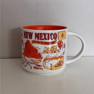Starbucks New Mexico Been There Series Ceramic Coffee Tea Mug Orange